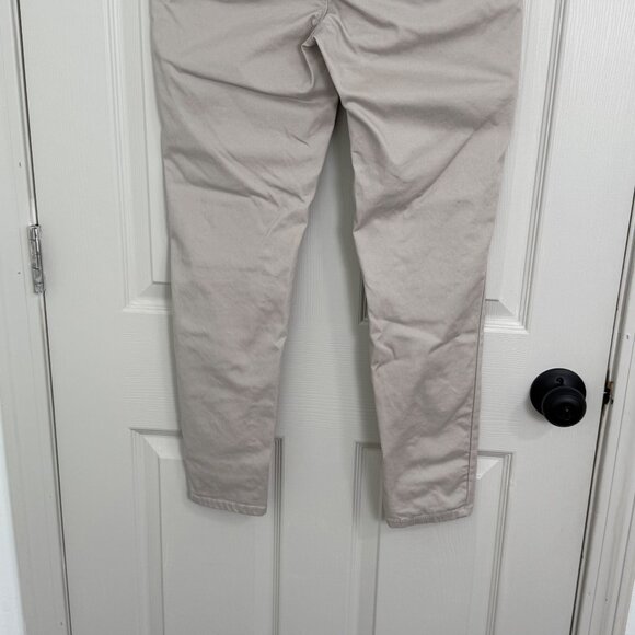 Curve Appeal Minimalist Jegging Jeans Womens 6 Cream Stretch Elegant Classic - Picture 6 of 14